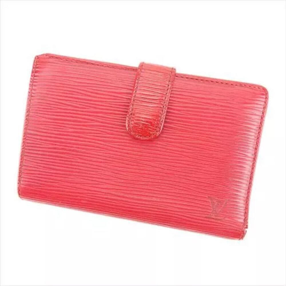 Louis Vuitton Wallet Purse Coin purse Epi Red Epirexa Woman Authentic Used